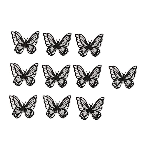 SEWACC 10 Stück Teiliges Gestickter Schmetterling Patches aus Doppellagigem Organza Dekorative Kleidung Accessoires zum Aufnähen für Hochzeit Brautkleid DIY Textilien und Reparatur SEWACC 10 Stück Teiliges Gestickter Schmetterling Patches aus Doppellagigem Organza Dekorative Kleidung Accessoires zum Aufnähen für Hochzeit Brautkleid DIY Textilien und Reparatur von SEWACC