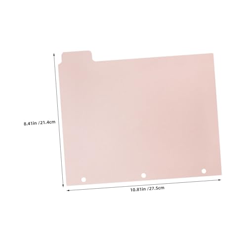 SEWACC 10 Stück Teiliges Index-trennblätter in Rosa Kunststoff Register mit Laschen Kompatibel für Ringordner und Notizbücher zur Organisation von Planern Tagebüchern und Dokumenten SEWACC 10 Stück Teiliges Index-trennblätter in Rosa Kunststoff Register mit Laschen Kompatibel für Ringordner und Notizbücher zur Organisation von Planern Tagebüchern und Dokumenten von SEWACC