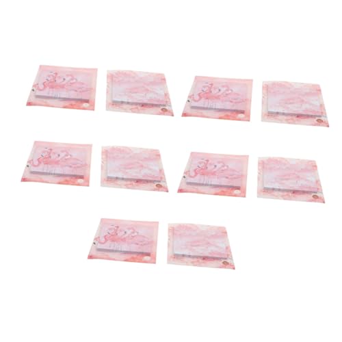 SEWACC 10 Stück Teiliges Kreative Haftnotizen mit Kirschblüten und Flamingo Design Wiederablösbar Glattes Papier für Büro Schule Zuhause zum Schnellen Notieren und Organisieren von SEWACC