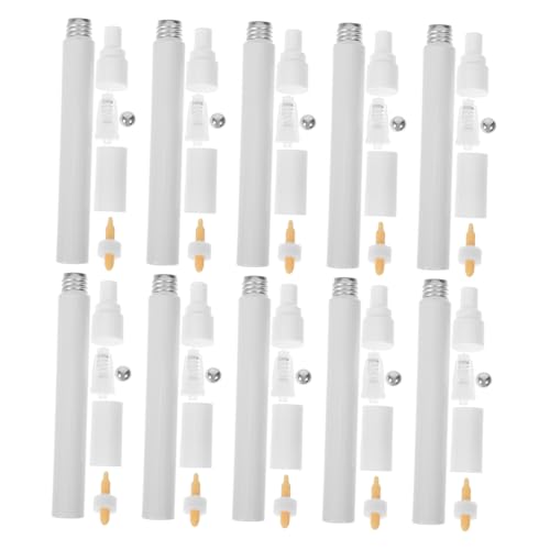SEWACC 10 Stück Teiliges Leerer Nachfüllbarer Lackmarker mit Rundem Kopf Feinspitzige Acrylmarker Kompatibel mit Verschiedenen Marken Präzise Farbanwendung für Schnelle Reparaturen und SEWACC 10 Stück Teiliges Leerer Nachfüllbarer Lackmarker mit Rundem Kopf Feinspitzige Acrylmarker Kompatibel mit Verschiedenen Marken Präzise Farbanwendung für Schnelle Reparaturen und von SEWACC