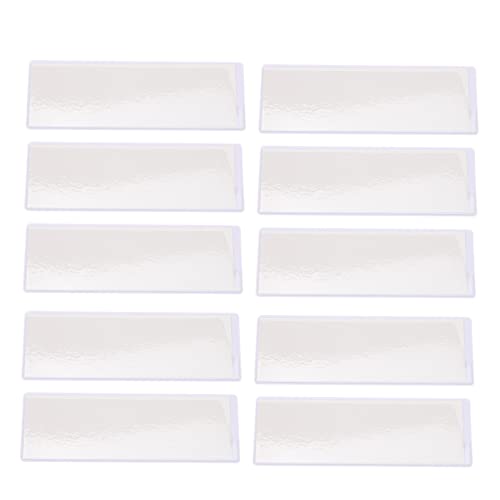 SEWACC 10 Stück Teiliges Magnetische Labelhalter PVC Wasserfest mit Weißer Rückseite Selbstklebend für Lagerregale und Materialkarten zur Sicheren Beschriftung und Übersichtlichen SEWACC 10 Stück Teiliges Magnetische Labelhalter PVC Wasserfest mit Weißer Rückseite Selbstklebend für Lagerregale und Materialkarten zur Sicheren Beschriftung und Übersichtlichen von SEWACC
