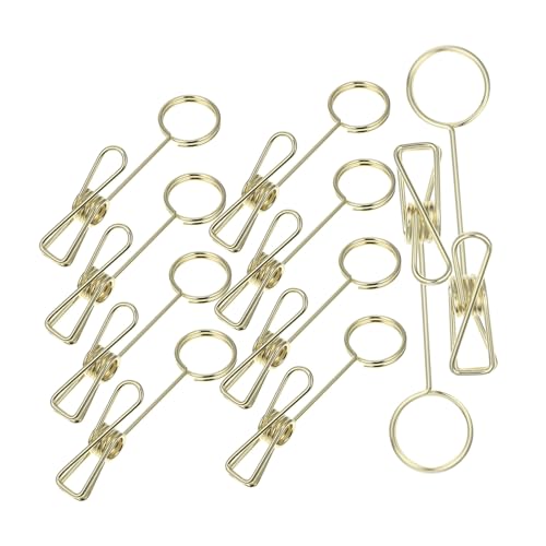 SEWACC 10 Stück Teiliges Metall Foto Tischkartenhalter mit Festem Griff Doppelseitige Clips für Restaurant und Hochzeit Stabiler Stand Vielseitig als Memo clip Geeignet Roségoldfarben SEWACC 10 Stück Teiliges Metall Foto Tischkartenhalter mit Festem Griff Doppelseitige Clips für Restaurant und Hochzeit Stabiler Stand Vielseitig als Memo clip Geeignet Roségoldfarben von SEWACC