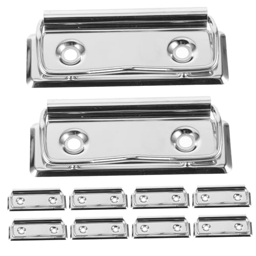 SEWACC 10 Stück Teiliges Metall Klemmbrett Clips Starkes Halten für Büro Küche Werkstatt Kleine Klemmbrettklammern für Notizen Fotos Dokumente Memo und Menüfixierung SEWACC 10 Stück Teiliges Metall Klemmbrett Clips Starkes Halten für Büro Küche Werkstatt Kleine Klemmbrettklammern für Notizen Fotos Dokumente Memo und Menüfixierung von SEWACC