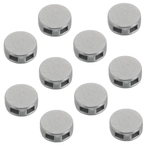 SEWACC 10 Stück Teiliges Metall Kordelstopper Schnurverschluss für Diy Projekte Rucksäcke Kleidung und Dekorative Klemmen für Designs und Vielseitige Anwendungen von SEWACC