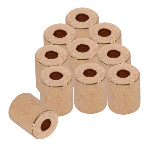 SEWACC 10 Stück Teiliges Metall Kordelstopper für Notizbuchbänder Robuste Schnurverschlüsse aus Metall Vielseitig für DIY Projekte Einfache Elastische Bandzubehör für von SEWACC