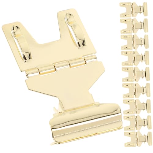 SEWACC 10 Stück Teiliges Metall Preisschildhalter Goldfarben Flexibler Clip Mechanismus für Einfache Befestigung Vielseitig für Bäckerei Supermarkt und Einzelhandel Kompakte Maße SEWACC 10 Stück Teiliges Metall Preisschildhalter Goldfarben Flexibler Clip Mechanismus für Einfache Befestigung Vielseitig für Bäckerei Supermarkt und Einzelhandel Kompakte Maße von SEWACC