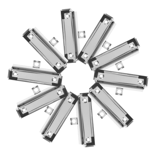 SEWACC 10 Stück Teiliges Metall clipboard clips Starke Schreibbrett klemmen für Dokumentenfixierung Rutschfest und Langlebig für Büro Schule und Aktenablage SEWACC 10 Stück Teiliges Metall clipboard clips Starke Schreibbrett klemmen für Dokumentenfixierung Rutschfest und Langlebig für Büro Schule und Aktenablage von SEWACC