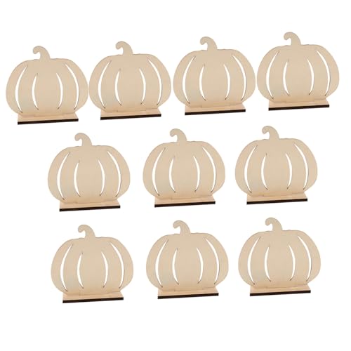 SEWACC 10 Stück Teiliges Mini-holz-pumpkins zum Bemalen Wiederverwendbare Herbst-dekoration aus Robustem Holz Halloween Erntedank-tischdeko Handliche Figuren für Kleine Räume SEWACC 10 Stück Teiliges Mini-holz-pumpkins zum Bemalen Wiederverwendbare Herbst-dekoration aus Robustem Holz Halloween Erntedank-tischdeko Handliche Figuren für Kleine Räume von SEWACC