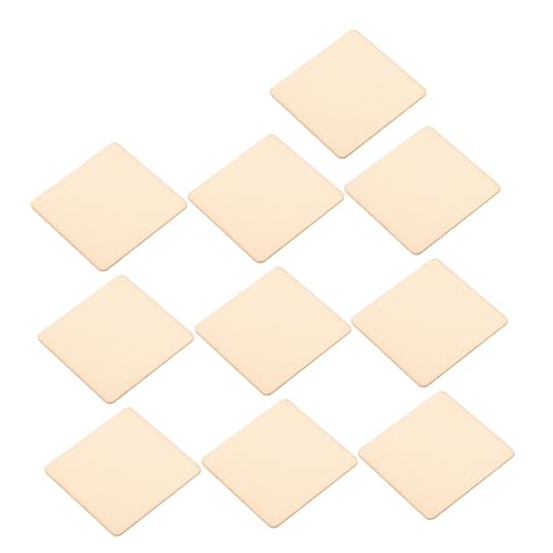 SEWACC 10 Stück Teiliges Quadratische Blanko holzplatten Naturbelassen zum Basteln Malen DIY Holzscheiben für Kreative Holzdeko und Handwerksprojekte von SEWACC