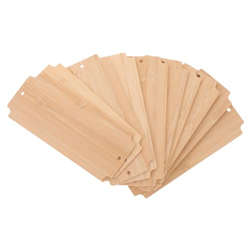 SEWACC 10 Stück Teiliges Rechteckige Bambus Lesezeichen Blanko Leicht Bemalbare DIY Bambusscheiben für Handwerkliche Bastelmaterialien Kreative Dekoration und Geschenkidee SEWACC 10 Stück Teiliges Rechteckige Bambus Lesezeichen Blanko Leicht Bemalbare DIY Bambusscheiben für Handwerkliche Bastelmaterialien Kreative Dekoration und Geschenkidee von SEWACC