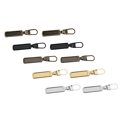 SEWACC 10 Stück Teiliges Reißverschluss Ersatzköpfe Langlebige Zipper Reparatur Teile für Jacken Jeans Taschen Rucksäcke Mäntel Praktische Zipper Handle Fixer Zubehör SEWACC 10 Stück Teiliges Reißverschluss Ersatzköpfe Langlebige Zipper Reparatur Teile für Jacken Jeans Taschen Rucksäcke Mäntel Praktische Zipper Handle Fixer Zubehör von SEWACC