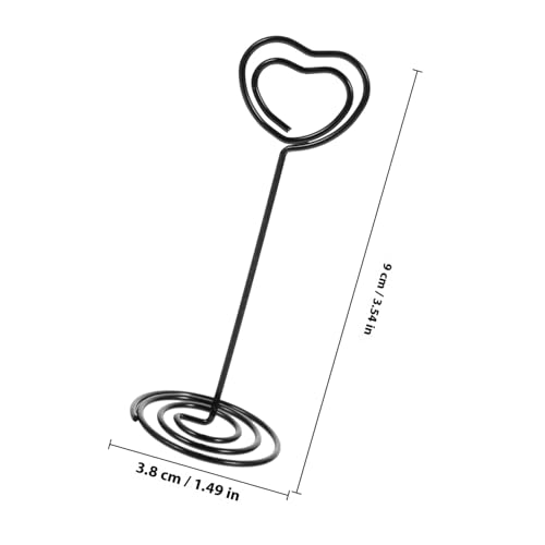 SEWACC 10 Stück Teiliges Schwarze Tischkartenhalter aus Metall Stabile Herz clip Ständer für Tischnummern Menükarten Fotos und Notizen Vielseitige Tischaufsteller für Restaurant Hochzeit SEWACC 10 Stück Teiliges Schwarze Tischkartenhalter aus Metall Stabile Herz clip Ständer für Tischnummern Menükarten Fotos und Notizen Vielseitige Tischaufsteller für Restaurant Hochzeit von SEWACC