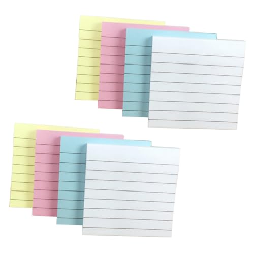 SEWACC 10 Stück Teiliges Selbstklebender Linierten Haftnotizen Mittlere Farbig Weiß Gelb Blau Grün Praktische Memo Pads für Büro Schule Zuhause Beschriftbare Notizzettel zur Organisation SEWACC 10 Stück Teiliges Selbstklebender Linierten Haftnotizen Mittlere Farbig Weiß Gelb Blau Grün Praktische Memo Pads für Büro Schule Zuhause Beschriftbare Notizzettel zur Organisation von SEWACC