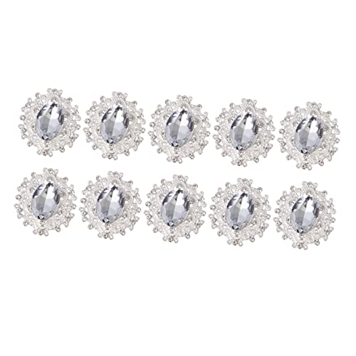 SEWACC 10 Stück Teiliges Set DIY Strass Patches Legierung Schmuckaccessoires für Kleidung für Ohrringe und für von SEWACC