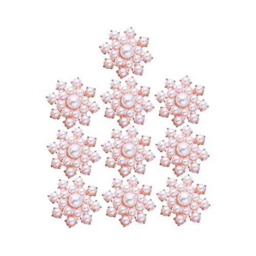 SEWACC 10 Stück Teiliges Set Perlen Flower Ornamente Umweltfreundlichem Material Zarte DIY Handwerksdekoration Roségold für Kleidung Schuhe Schals für Bastel und Hochzeitsprojekte SEWACC 10 Stück Teiliges Set Perlen Flower Ornamente Umweltfreundlichem Material Zarte DIY Handwerksdekoration Roségold für Kleidung Schuhe Schals für Bastel und Hochzeitsprojekte von SEWACC