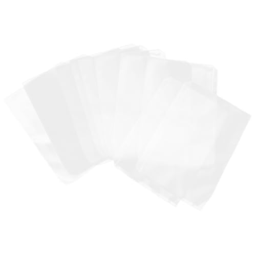 SEWACC 10 Stück Teiliges Transparente Dokumententaschen Wasserfest Lose Aufbewahrung Vielseitige Ordnerhüllen für Ringbuch Planer Langlebig und Durchsichtig von SEWACC