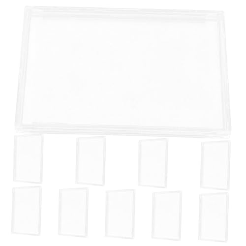 SEWACC 10 Stück Teiliges Transparentes Karten Display Robustem Acryl Wiederverwendbare Schutzhüllen für Sammelkarten Kartenschutzhüllen für Baseball Basketball Trading Cards Kompakt SEWACC 10 Stück Teiliges Transparentes Karten Display Robustem Acryl Wiederverwendbare Schutzhüllen für Sammelkarten Kartenschutzhüllen für Baseball Basketball Trading Cards Kompakt von SEWACC