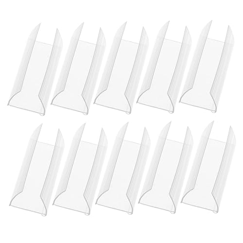 SEWACC 10 Stück Teiliges Transparentes Preisschildhalter aus Pet Leicht Rutschfest Multifunktional für Supermarkt Regal und Ladenauslagen Einfache Befestigung und Kompakte Lagerung SEWACC 10 Stück Teiliges Transparentes Preisschildhalter aus Pet Leicht Rutschfest Multifunktional für Supermarkt Regal und Ladenauslagen Einfache Befestigung und Kompakte Lagerung von SEWACC