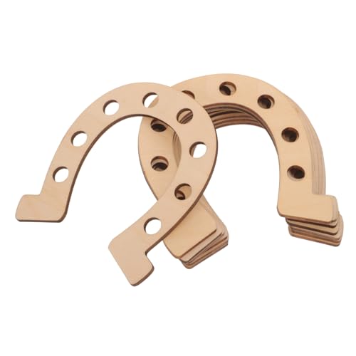 SEWACC 10 Stück Teiliges Unvollendete Holzscheiben Hufeisenform Diy Holzanhänger Bastelset Bemalbar Naturbelassen Kreative Holzplättchen für Handgemachte Dekorationen SEWACC 10 Stück Teiliges Unvollendete Holzscheiben Hufeisenform Diy Holzanhänger Bastelset Bemalbar Naturbelassen Kreative Holzplättchen für Handgemachte Dekorationen von SEWACC