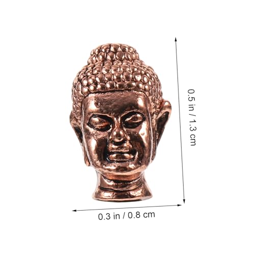 SEWACC 10 Stück Teiliges Vintage Legierungs Buddha Kopf Charms Schmuckverbinder für Armbänder und Halsketten Leichter DIY Schmuckzubehör für Perlenarbeiten und Zufällige Zufällige Farbe von SEWACC