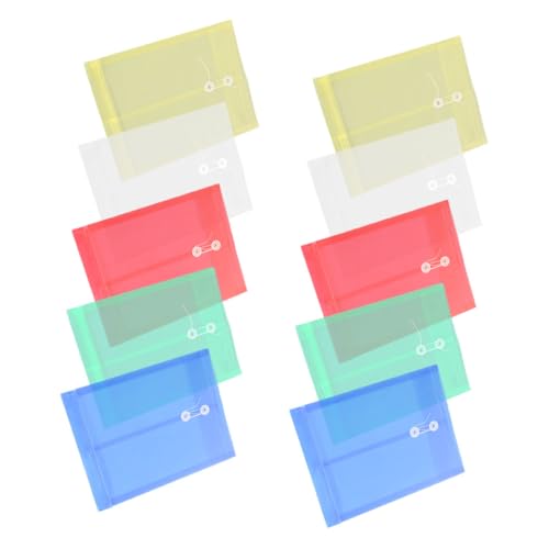 SEWACC 10 Stück Transparente Dokumentenmappe Teiliges Wasserdichtes PP Material Ordner für Schule Büro und Organisation Ordner für Dokumente und Zubehör SEWACC 10 Stück Transparente Dokumentenmappe Teiliges Wasserdichtes PP Material Ordner für Schule Büro und Organisation Ordner für Dokumente und Zubehör von SEWACC