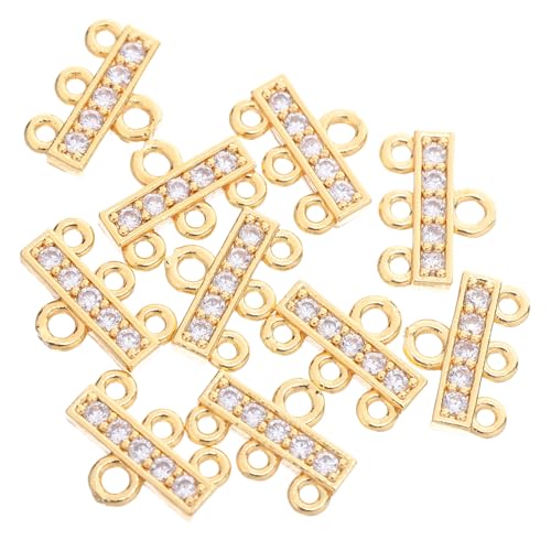 SEWACC 10 Stück Tropfen Charms Verbinder Schmuck Mehrlagige Glieder Perlen Sicherheitstrenner Halsketten Ösen Anhänger Röhrchen Mehrere Schiebeketten Trennketten Komponenten SEWACC 10 Stück Tropfen Charms Verbinder Schmuck Mehrlagige Glieder Perlen Sicherheitstrenner Halsketten Ösen Anhänger Röhrchen Mehrere Schiebeketten Trennketten Komponenten von SEWACC