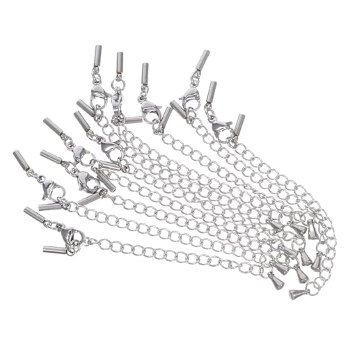 SEWACC 10 Stück Verstellbare Schmuckverlängerung mit Klemmen für Armbänder für Diy Projekte und Schmuckgestaltungen von SEWACC