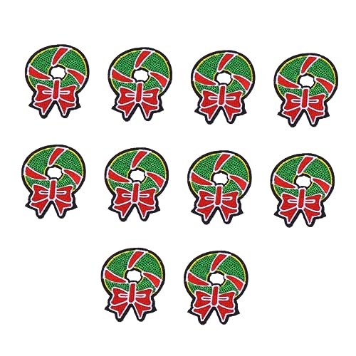 SEWACC 10 Stück Weihnachts Patches Glitzernde Santa Claus Stickerei Aufnäher zum Aufbügeln für Kleidung Jeans und Diy Dekoration für Festliche Anlässe SEWACC 10 Stück Weihnachts Patches Glitzernde Santa Claus Stickerei Aufnäher zum Aufbügeln für Kleidung Jeans und Diy Dekoration für Festliche Anlässe von SEWACC