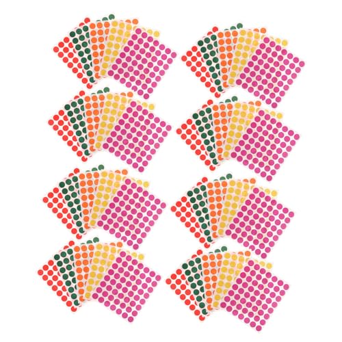 SEWACC 100 Blatt Bunte Runde Aufkleber Selbstklebende Farbige Punkt-etiketten für Geschenke Bastelarbeiten Umschläge Sichere Versiegelung Beschreibbar Vielseitig Einsetzbar SEWACC 100 Blatt Bunte Runde Aufkleber Selbstklebende Farbige Punkt-etiketten für Geschenke Bastelarbeiten Umschläge Sichere Versiegelung Beschreibbar Vielseitig Einsetzbar von SEWACC