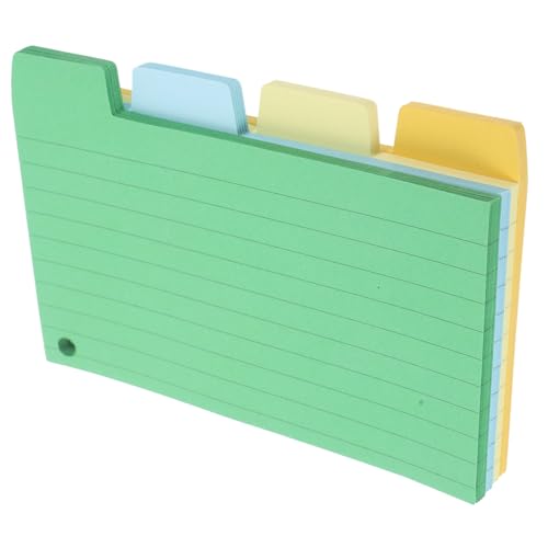 SEWACC 100 Blatt Liniertes Memo Pad mit Index Notizpapier für Büro und Zuhause Kompaktes Schreibblock für Nachrichtenerfassung und Planaufzeichnungen SEWACC 100 Blatt Liniertes Memo Pad mit Index Notizpapier für Büro und Zuhause Kompaktes Schreibblock für Nachrichtenerfassung und Planaufzeichnungen von SEWACC