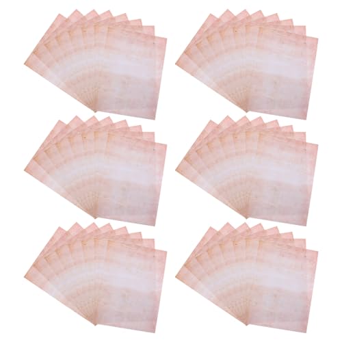 SEWACC 100 Blatt Retro Briefpapier Vintage Schreibpapier mit Dekorativen Rändern Doppelseitig für Diy Journaling Scrapbooking und Korrespondenz von SEWACC