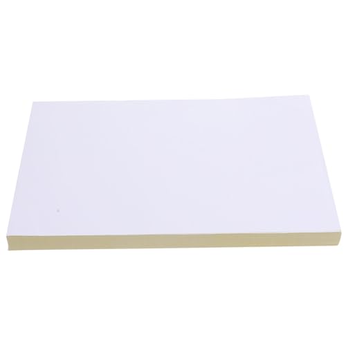 SEWACC 100 Blatt Selbstklebendes Druckpapier Weißes Aufkleberpapier für Tintenstrahldrucker für Etiketten Kunstprojekte und Beschriftungen Vielseitig Einsetzbar von SEWACC