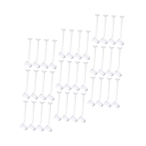 SEWACC 100 Paare Transparente Ohrstecker Stopper Ohrring Verschlüsse Ohrkappen Schmuckzubehör DIY Ersatz für Ohrringarten Sicher und Einfach zu Verwenden von SEWACC