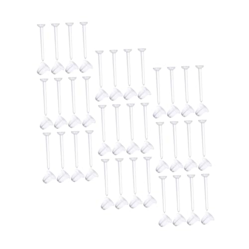 SEWACC 100 Paare Transparente Ohrstecker Verschlüsse aus Hochwertigem Kunststoff Leicht und Langlebig Praktische Ohrstecker Rückseiten für DIY Schmuckherstellung und Sicheren Halt SEWACC 100 Paare Transparente Ohrstecker Verschlüsse aus Hochwertigem Kunststoff Leicht und Langlebig Praktische Ohrstecker Rückseiten für DIY Schmuckherstellung und Sicheren Halt von SEWACC
