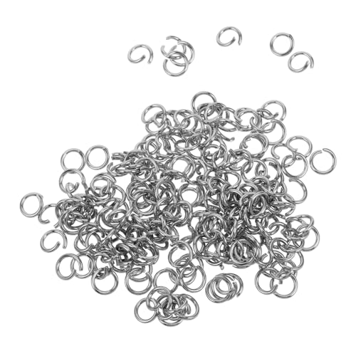 SEWACC 100 Stck Teiliges Sprungringe Offene Biegeringe für Schmuckherstellung Schlüsselanhänger DIY Bastelprojekte Langlebig Vielseitig Einsetzbar SEWACC 100 Stck Teiliges Sprungringe Offene Biegeringe für Schmuckherstellung Schlüsselanhänger DIY Bastelprojekte Langlebig Vielseitig Einsetzbar von SEWACC