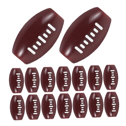 SEWACC 100 Stück Acryl Rugby Bälle Perlen für Diy Schmuckherstellung Sportliche Lose Perlen für Armbänder und Kreative Handwerksprojekte SEWACC 100 Stück Acryl Rugby Bälle Perlen für Diy Schmuckherstellung Sportliche Lose Perlen für Armbänder und Kreative Handwerksprojekte von SEWACC