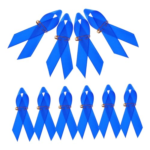 SEWACC 100 Stück Bewusstseinsbandstift Blaues Polyesterband Sicherheitsnadeln für Kleidung Sicherheitsnadeln klein Gedenkbrosche Krebsbandnadeln blaues Satinband Sicherheitsclip Metall SEWACC 100 Stück Bewusstseinsbandstift Blaues Polyesterband Sicherheitsnadeln für Kleidung Sicherheitsnadeln klein Gedenkbrosche Krebsbandnadeln blaues Satinband Sicherheitsclip Metall von SEWACC
