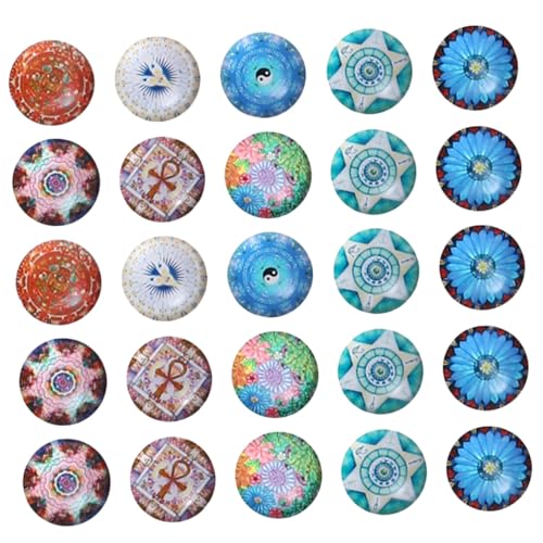 SEWACC 100 Stück Bunte Glasperlen Glatte Glassteine für Schmuck Fotogestaltung Vasenfüllung DIY Bastelsteine Dekorative Glasornamente für Handwerk und Pflanzen von SEWACC