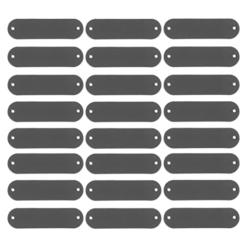 SEWACC 100 Stück DIY Handgemachte Lederetiketten für Kleidung und Hüte Schwarze PU Leder Tags für Handarbeiten für Taschen und Accessoires SEWACC 100 Stück DIY Handgemachte Lederetiketten für Kleidung und Hüte Schwarze PU Leder Tags für Handarbeiten für Taschen und Accessoires von SEWACC