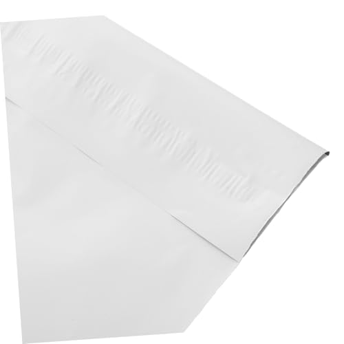 SEWACC 100 Stück Dicke Versandtaschen mit Henkel Reißfeste Mailer für Kleidung und Versand Blickdichte Selbstklebende Verpackungsbeutel Stabile Versandbeutel für Sichere Pakete von SEWACC