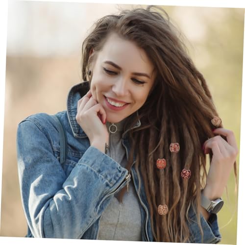 SEWACC 100 Stück Dreadlocks Holzperlen mit Großem Bunte Haarschmuck Perlen für Zöpfe und Flechtfrisuren Robuste DIY Haar Schmuck Zubehör für Alltag und Party SEWACC 100 Stück Dreadlocks Holzperlen mit Großem Bunte Haarschmuck Perlen für Zöpfe und Flechtfrisuren Robuste DIY Haar Schmuck Zubehör für Alltag und Party von SEWACC