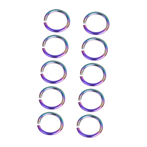 SEWACC 100 Stück Farbige O Ringe aus Edelstahl Multifunktionale Verbindungsringe für Schmuckherstellung DIY Armband Zubehör Langlebige Sprungringe für Bastelarbeiten SEWACC 100 Stück Farbige O Ringe aus Edelstahl Multifunktionale Verbindungsringe für Schmuckherstellung DIY Armband Zubehör Langlebige Sprungringe für Bastelarbeiten von SEWACC