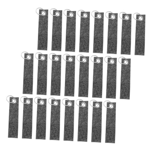 SEWACC 100 Stück Filz Schlüsselanhänger DIY Rohlinge für Kreative Bastelprojekte Schlichte und Moderne Schlüsselanhänger für Taschen Rucksäcke Handtaschen und Mehr von SEWACC