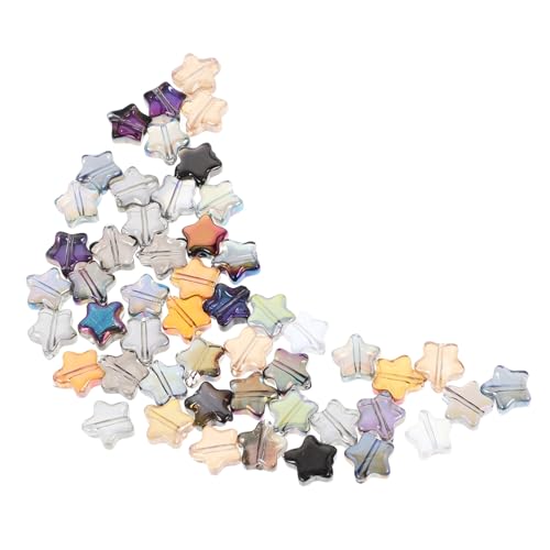 SEWACC 100 Stück Fünf Punkte Sternperlen zum Auffädeln Bunte Glasperlen für DIY Schmuckherstellung Glitzernde Schmuckperlen für Armbänder und Bastelprojekte für Erwachsene und Kreative SEWACC 100 Stück Fünf Punkte Sternperlen zum Auffädeln Bunte Glasperlen für DIY Schmuckherstellung Glitzernde Schmuckperlen für Armbänder und Bastelprojekte für Erwachsene und Kreative von SEWACC