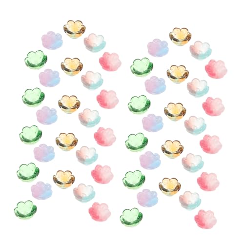 SEWACC 100 Stück Glasperlen mit Glockenblumen-design Bunte Lampwork Blumen Charms Handgefertigte Farbverlauf Perlen für Armbänder Halsketten Ohrringe DIY Schmuckherstellung SEWACC 100 Stück Glasperlen mit Glockenblumen-design Bunte Lampwork Blumen Charms Handgefertigte Farbverlauf Perlen für Armbänder Halsketten Ohrringe DIY Schmuckherstellung von SEWACC