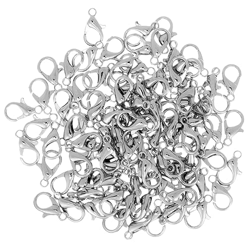 SEWACC 100 Stück Karabinerhaken Legierung für DIY Schmuckherstellung für Armbänder und Mehr für Handgefertigte Projekte und Accessoires SEWACC 100 Stück Karabinerhaken Legierung für DIY Schmuckherstellung für Armbänder und Mehr für Handgefertigte Projekte und Accessoires von SEWACC