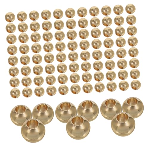 SEWACC 100 Stück Kleine Nahtlose Spacer Runde Perlen für Schmuckherstellung für Armbänder und Ohrringe für Hochzeiten und Täglichen Gebrauch SEWACC 100 Stück Kleine Nahtlose Spacer Runde Perlen für Schmuckherstellung für Armbänder und Ohrringe für Hochzeiten und Täglichen Gebrauch von SEWACC