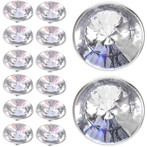 SEWACC 100 Stück Kristallknöpfe Transparent Dekorative Möbelknöpfe für DIY Kleidung Sofa Acryl Riegelknöpfe für Handwerk Mode Weihnachtsdekoration SEWACC 100 Stück Kristallknöpfe Transparent Dekorative Möbelknöpfe für DIY Kleidung Sofa Acryl Riegelknöpfe für Handwerk Mode Weihnachtsdekoration von SEWACC