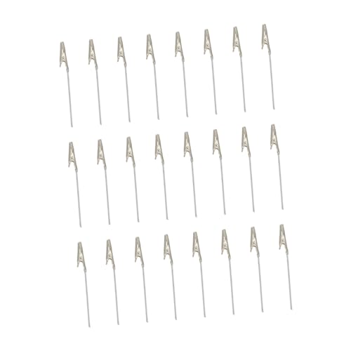 SEWACC 100 Stück Krokodilklemmen Metallklammern mit Langem Draht Langlebige Memo und Visitenkartenhalter für DIY Basteln Flache und Fotoclips ohne Basis Stabile Alligator Clips für SEWACC 100 Stück Krokodilklemmen Metallklammern mit Langem Draht Langlebige Memo und Visitenkartenhalter für DIY Basteln Flache und Fotoclips ohne Basis Stabile Alligator Clips für von SEWACC