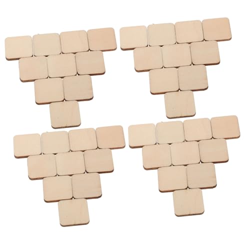 SEWACC 100 Stück Leere Quadratische Holzchips Bastelholz für DIY Malerei Handwerk Dekoration Holzscheiben für Kunstprojekte und Hochzeitsaccessoires SEWACC 100 Stück Leere Quadratische Holzchips Bastelholz für DIY Malerei Handwerk Dekoration Holzscheiben für Kunstprojekte und Hochzeitsaccessoires von SEWACC